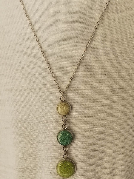 Tri Sand Chain  Pendants