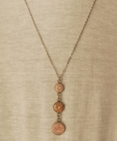 Tri Sand Chain  Pendants