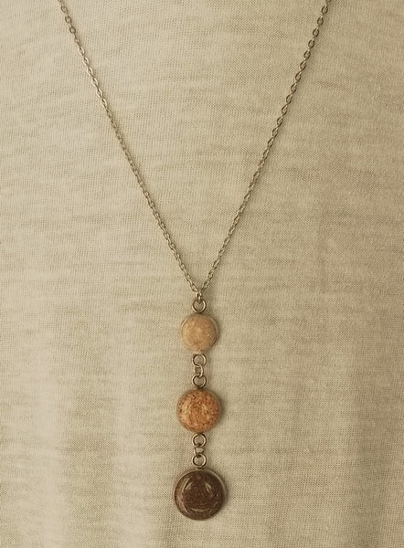 Tri Sand Chain  Pendants