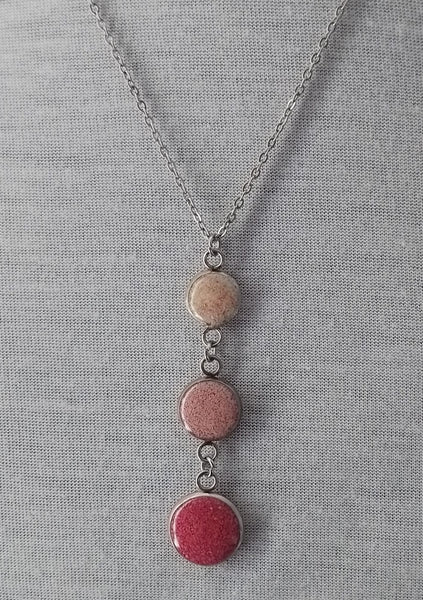 Tri Sand Chain  Pendants