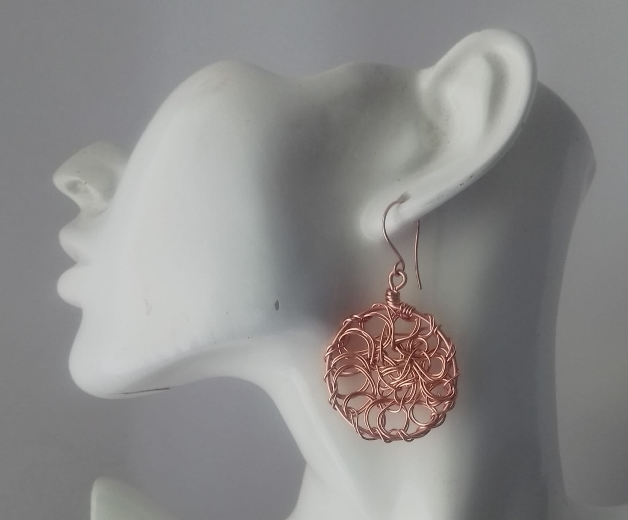 Dress It Wrapped Copper Earring