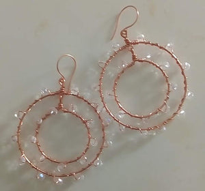 Double "D" Dangle Crystal Clear